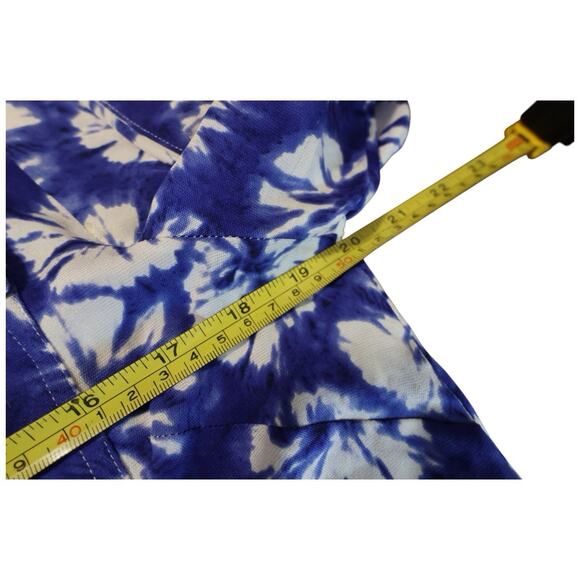 St John Floral Print Silk And Spandex Blend Shirt Dress Size 4 - Picture 12 of 13